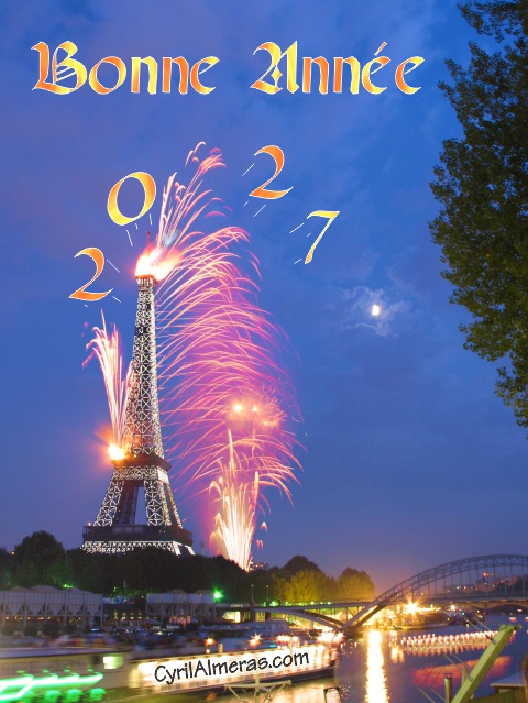 Voeux Bonne Ann&eacute;e 2027 gratuit