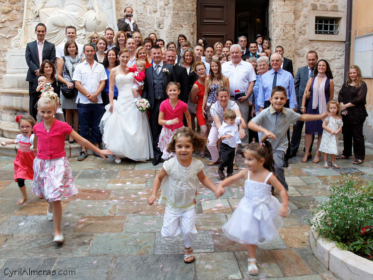 photo de groupe mariage
