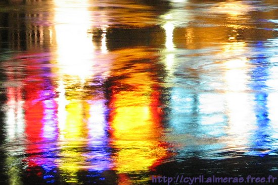 reflets multicolores